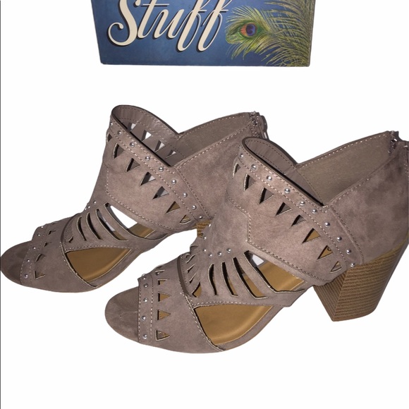 Sexy Qupid laser cut open toe booties - Picture 7 of 8